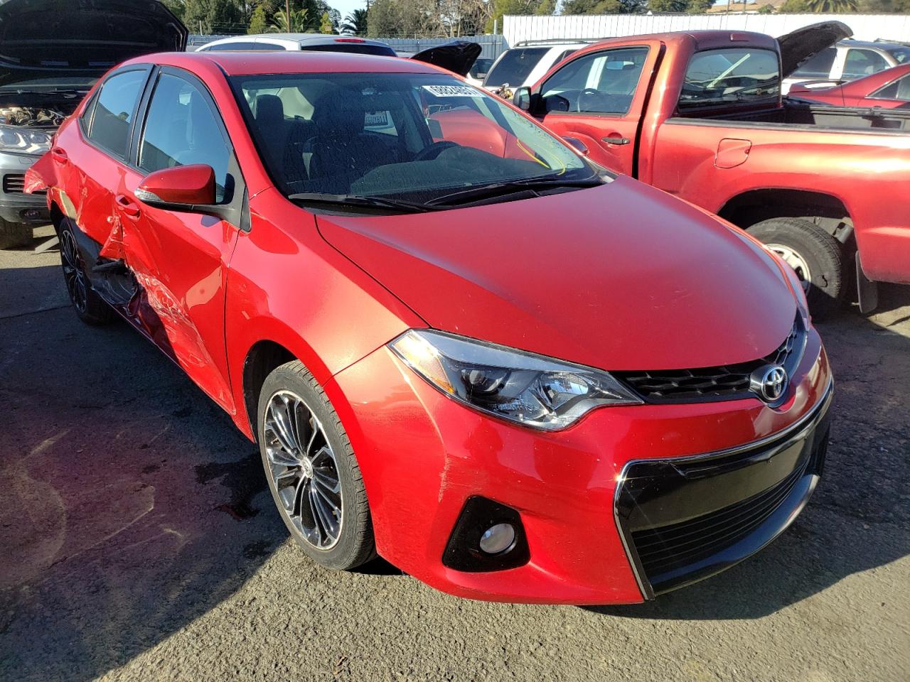 TOYOTA COROLLA L 2016 with VIN 5YFBURHE9GP444995 - Photo from auction