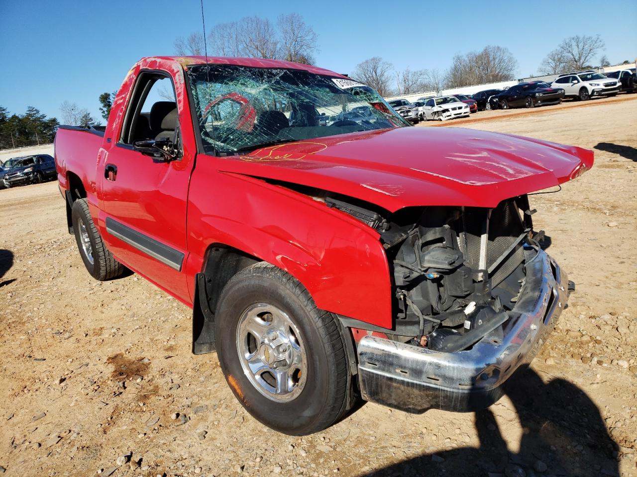 CHEVROLET SILVERADO 2003 with VIN 1GCEC14V83Z281831 - Photo from auction