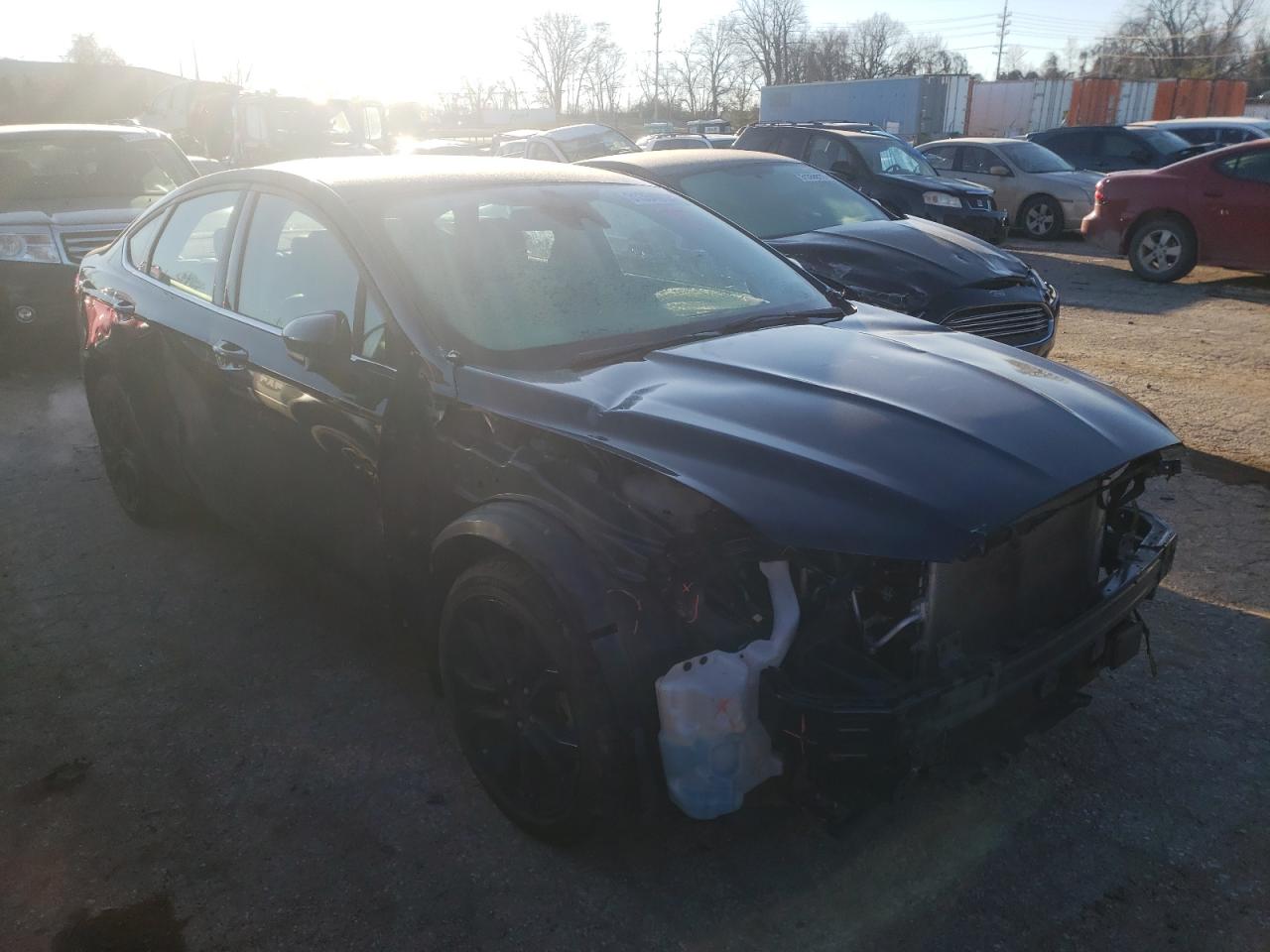 FORD FUSION SE 2020 with VIN 3FA6P0HD8LR148405 - Photo from auction