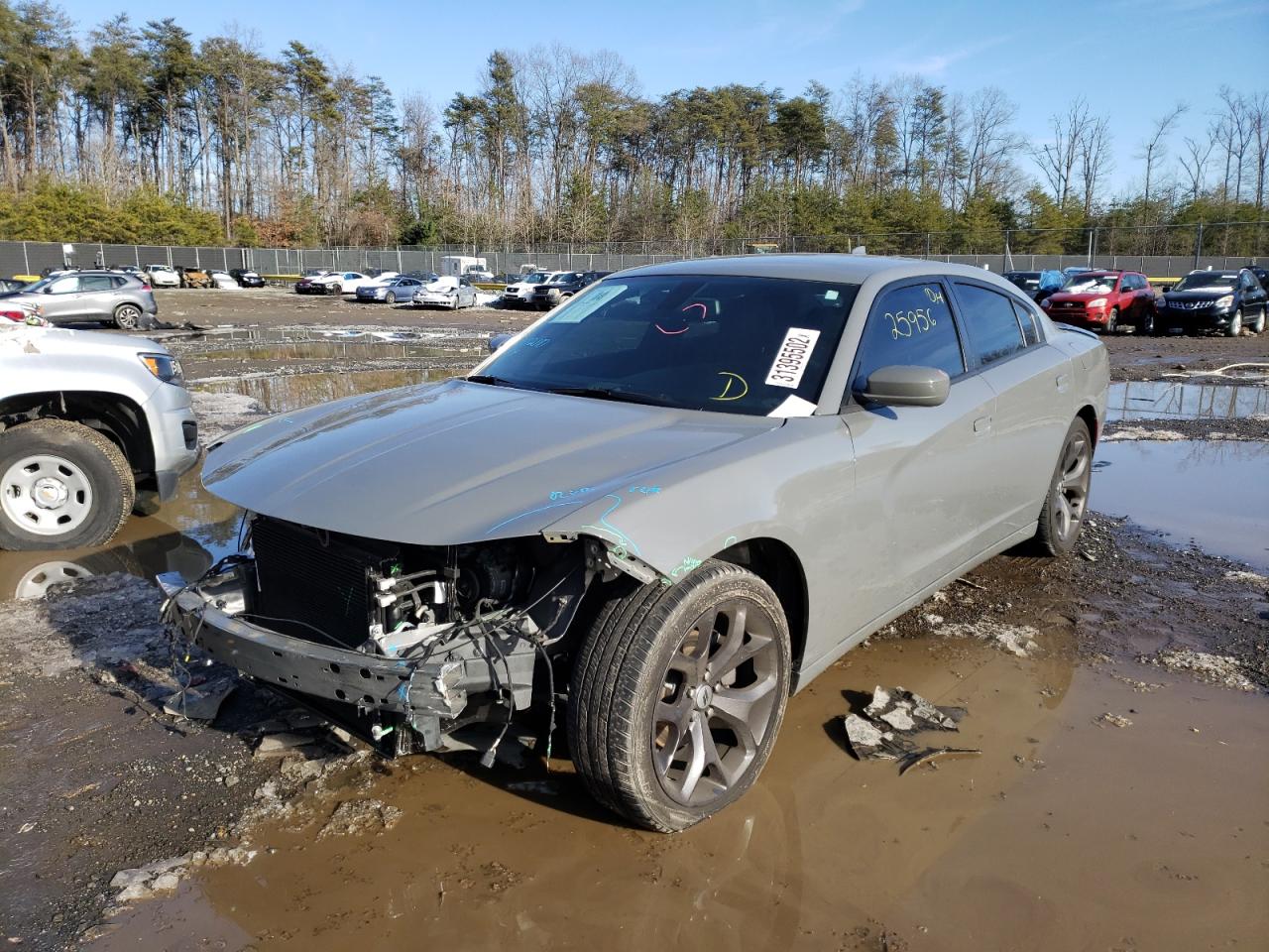 Photo 2 from auction – 2019 DODGE CHARGER SX with VIN 2C3CDXBG2KH595490