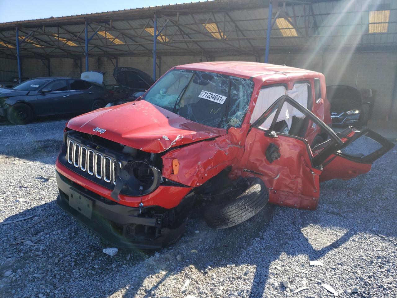 Photo 2 from auction – 2016 JEEP RENEGADE S with VIN ZACCJBAT7GPD39924