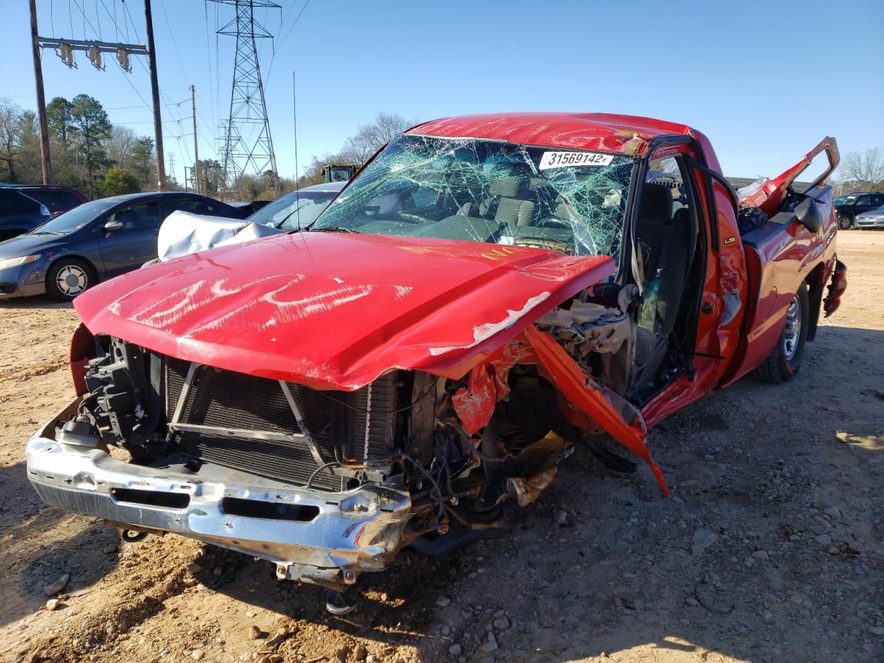 Photo 2 from auction – 2003 CHEVROLET SILVERADO with VIN 1GCEC14V83Z281831