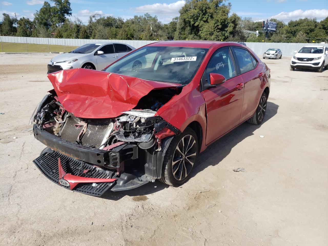 Photo 2 from auction – 2017 TOYOTA COROLLA L with VIN 5YFBURHEXHP658640