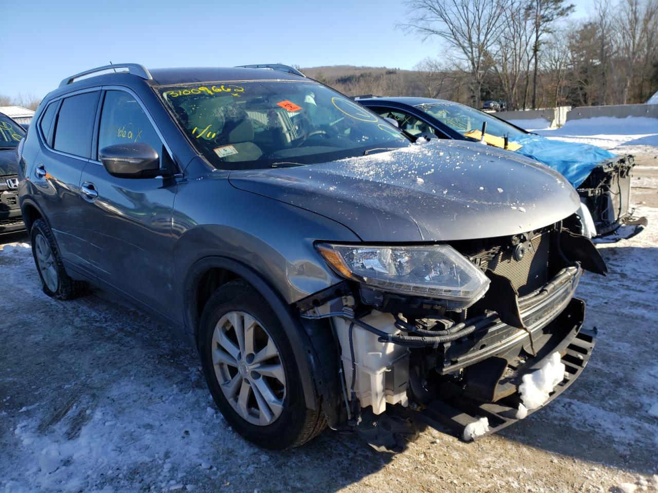 NISSAN ROGUE S 2014 with VIN 5N1AT2MV2EC805853 - Photo from auction