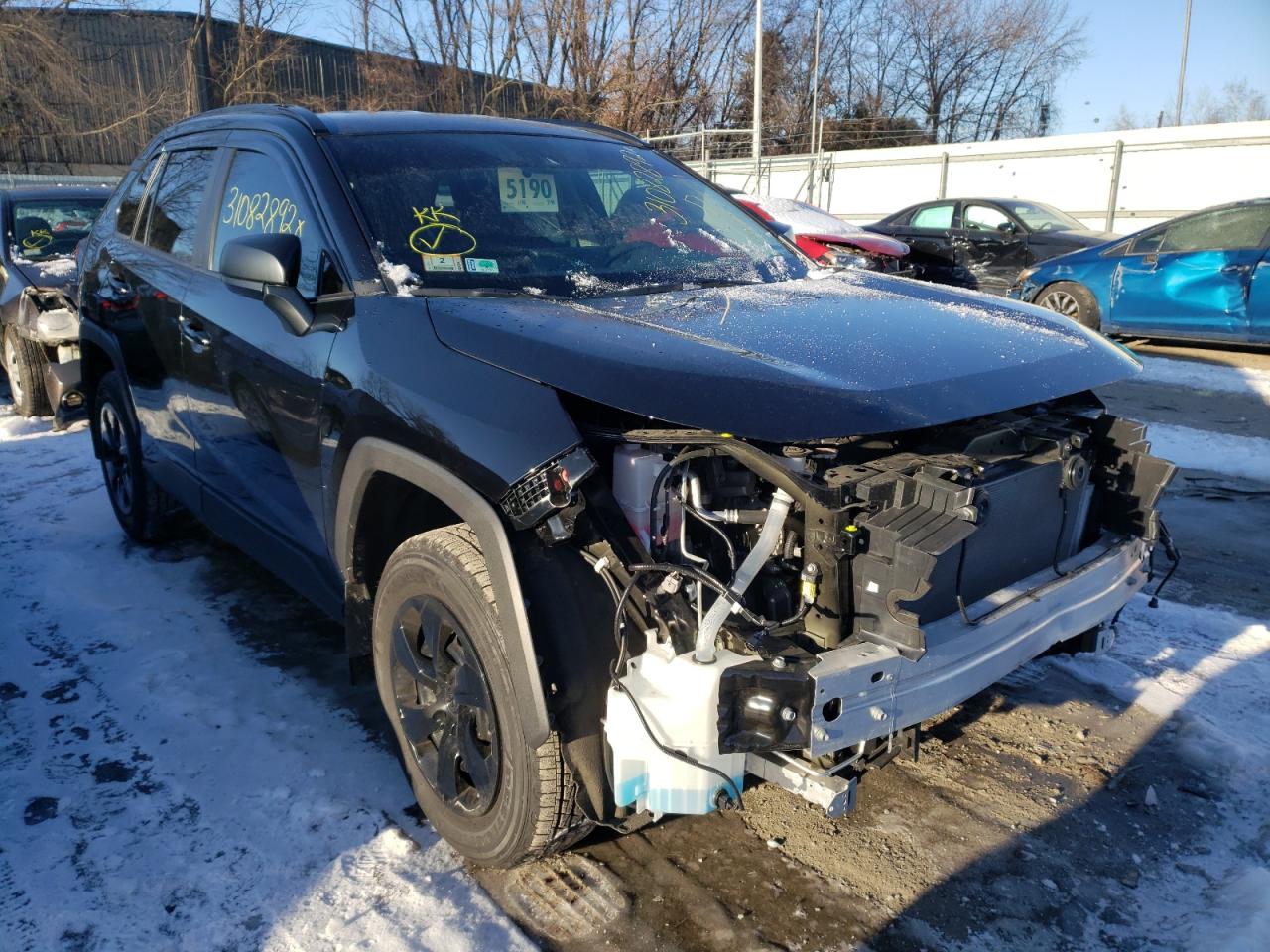 Photo 1 from auction – 2021 TOYOTA RAV4 LE with VIN 2T3F1RFV7MC163147