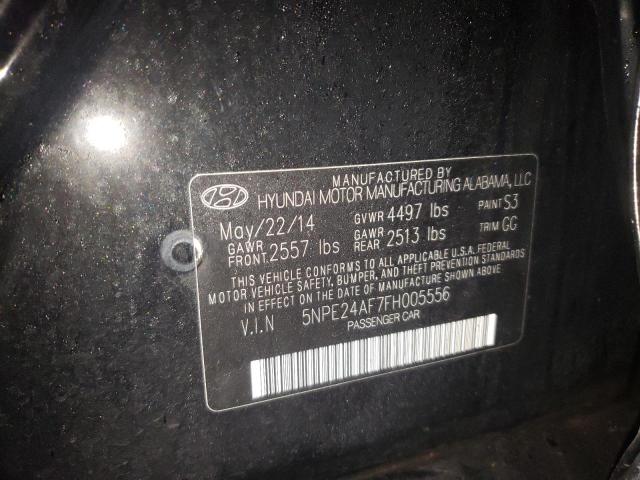 Photo 10 from auction – 2015 HYUNDAI SONATA SE with VIN 5NPE24AF7FH005556