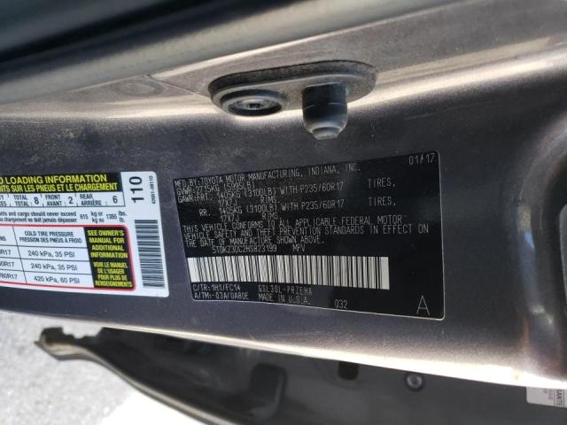 Photo 10 from auction – 2017 TOYOTA SIENNA LE with VIN 5TDKZ3DC2HS823199