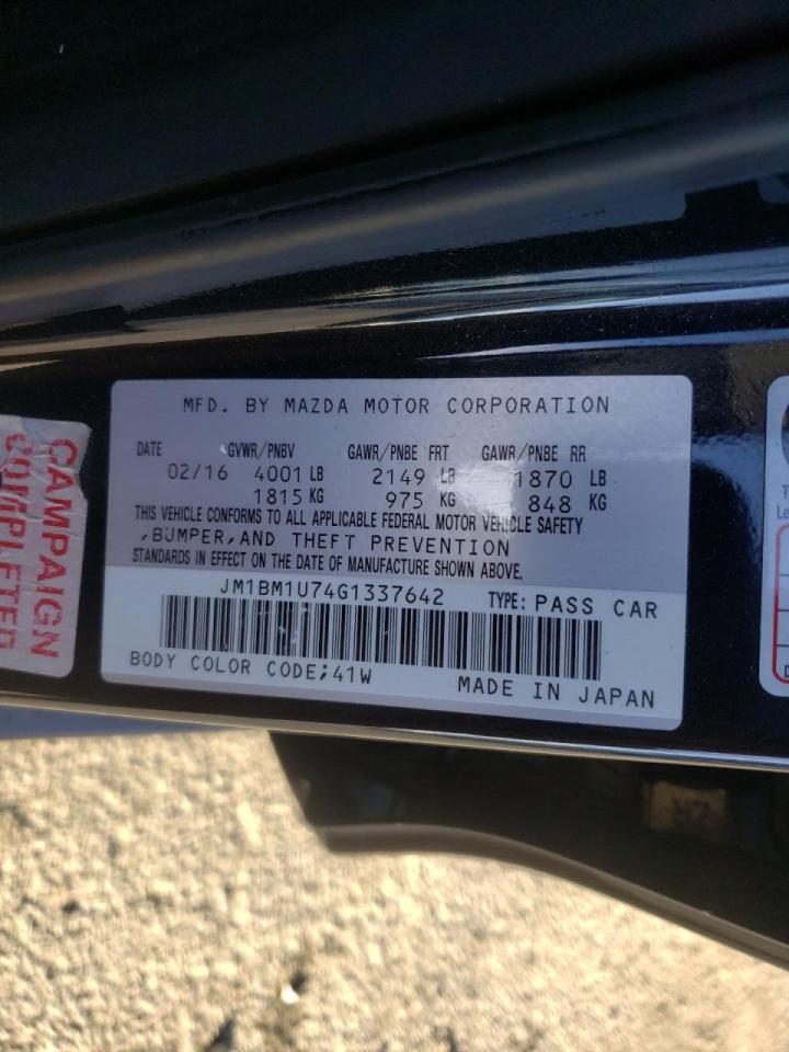 Photo 10 from auction – 2016 MAZDA 3 SPORT with VIN JM1BM1U74G1337642
