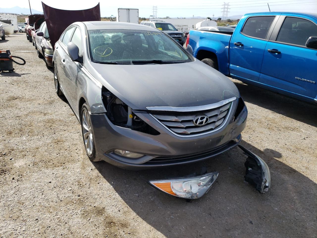 HYUNDAI SONATA SE 2013 with VIN 5NPEC4AC6DH774971 - Photo from auction