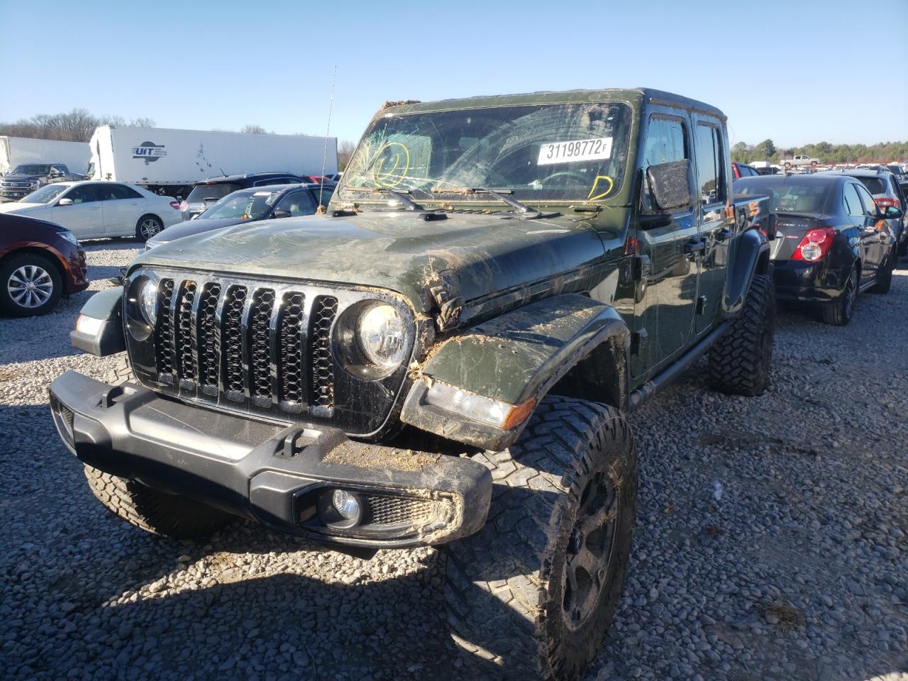 Photo 2 from auction – 2021 JEEP GLADIATOR with VIN 1C6HJTAG0ML559900