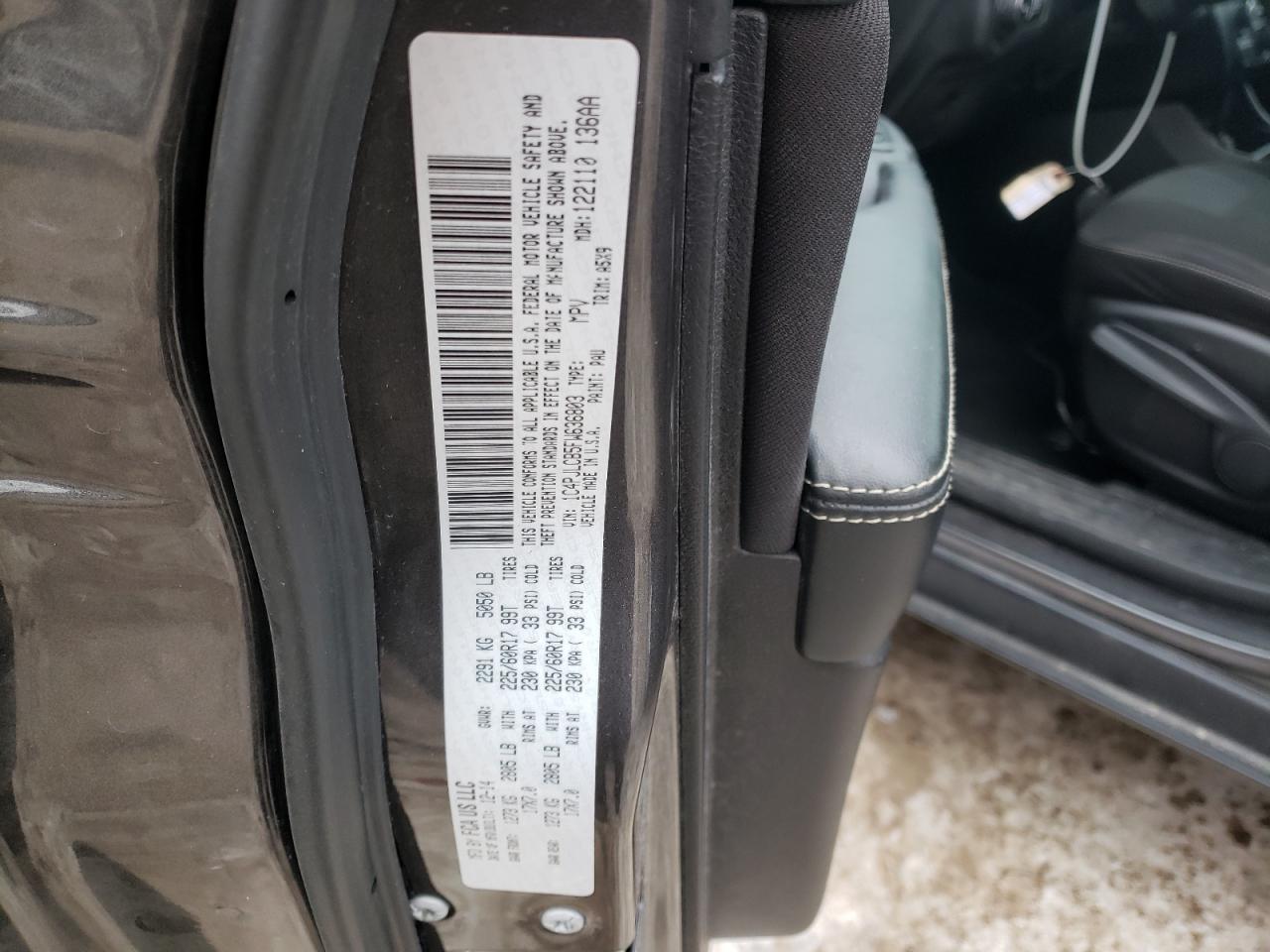 Photo 10 from auction – 2015 JEEP CHEROKEE L with VIN 1C4PJLCB5FW636803