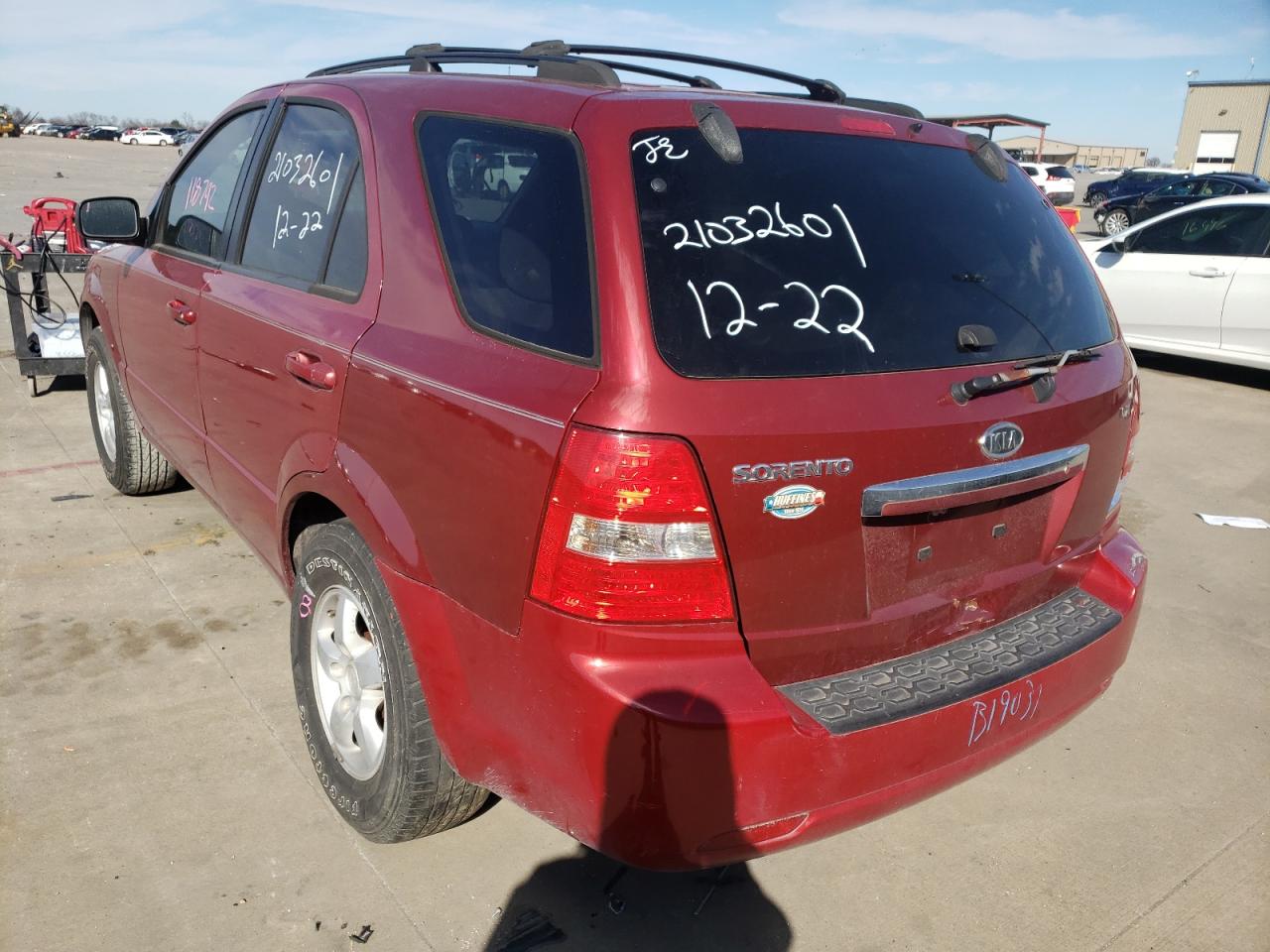 Photo 3 from auction – 2007 KIA SORENTO with VIN KNDJC736375694958