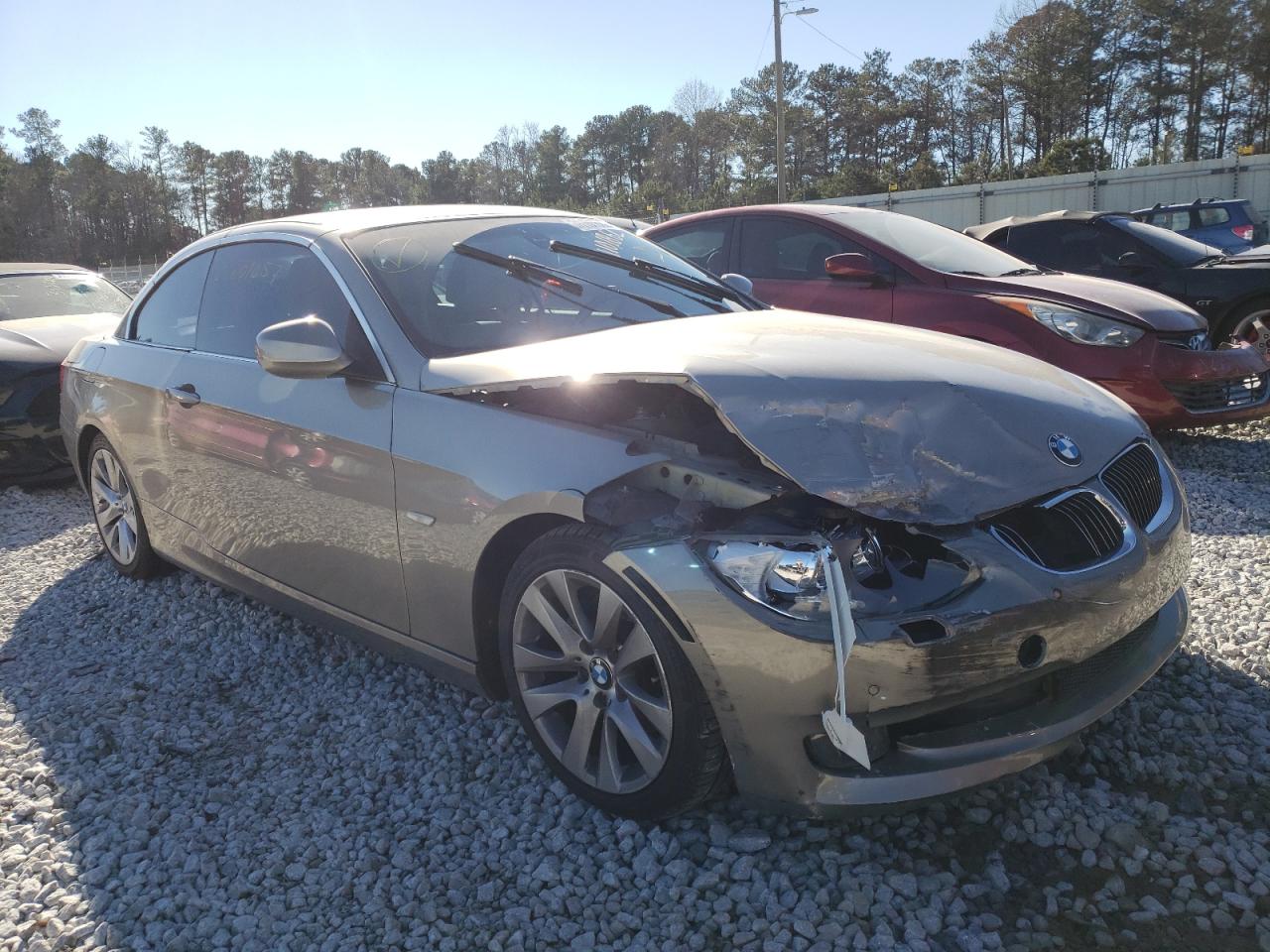 BMW 328 I 2011 with VIN WBADW3C50BE536684 - Photo from auction