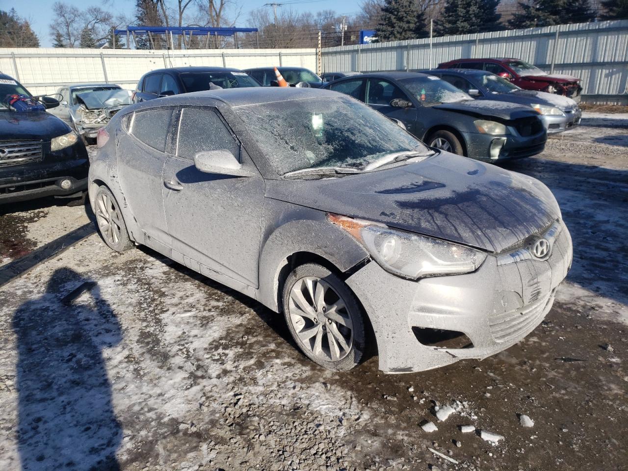 HYUNDAI VELOSTER 2016 with VIN KMHTC6AD5GU271563 - Photo from auction