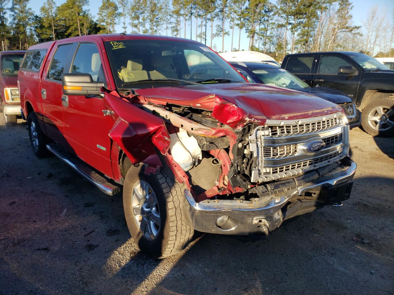 FORD F150 SUPER 2014 with VIN 1FTFW1ET6EKF54253 - Photo from auction