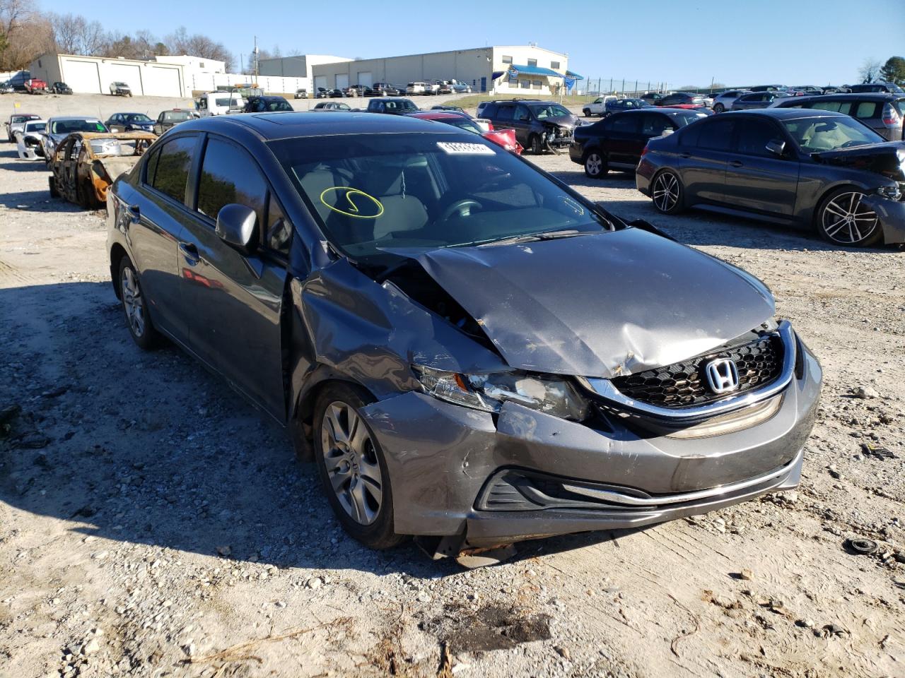 HONDA CIVIC EX 2013 with VIN 19XFB2F85DE007861 - Photo from auction