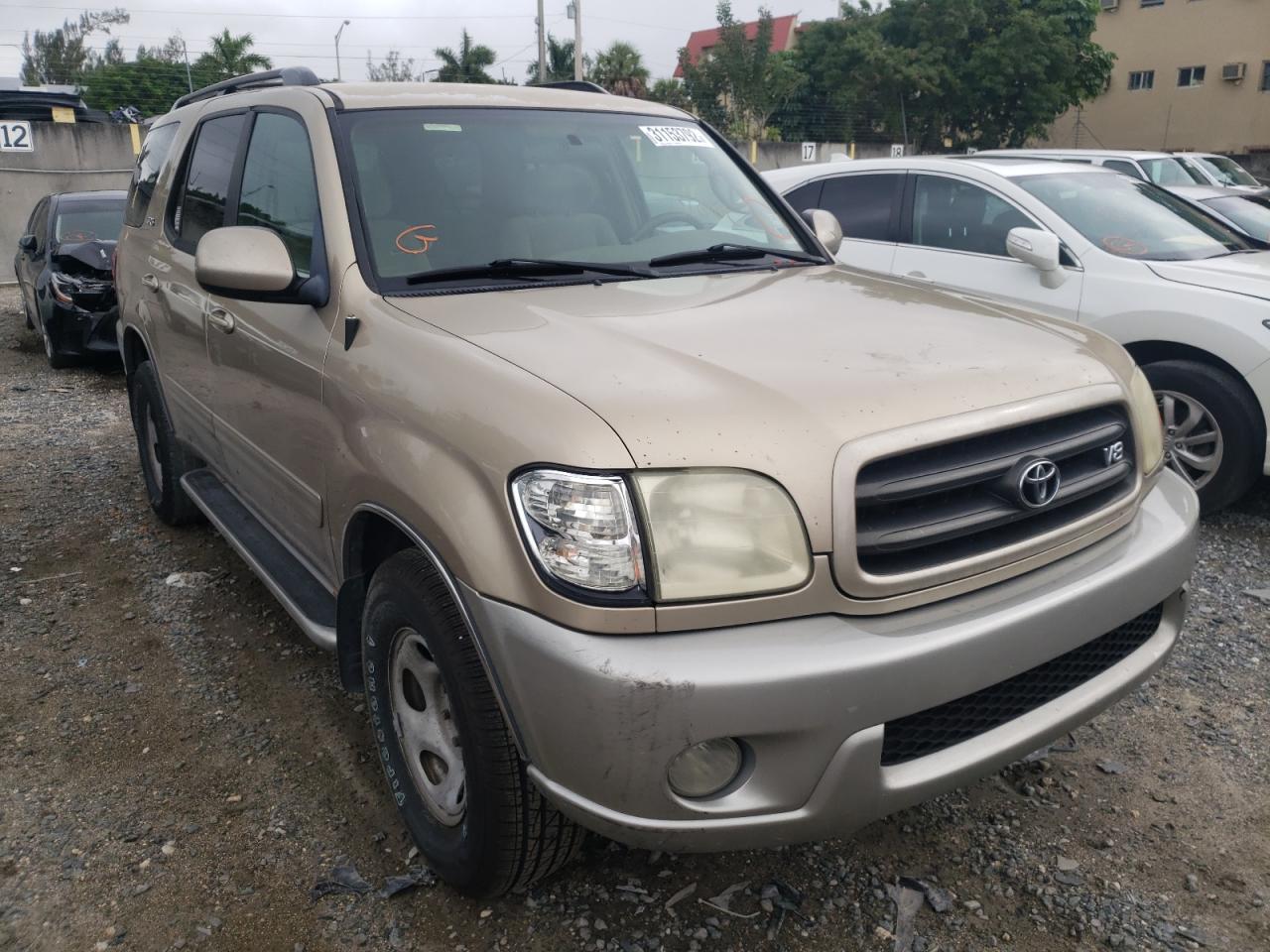 TOYOTA SEQUOIA SR 2003 with VIN 5TDZT34A03S143258 - Photo from auction