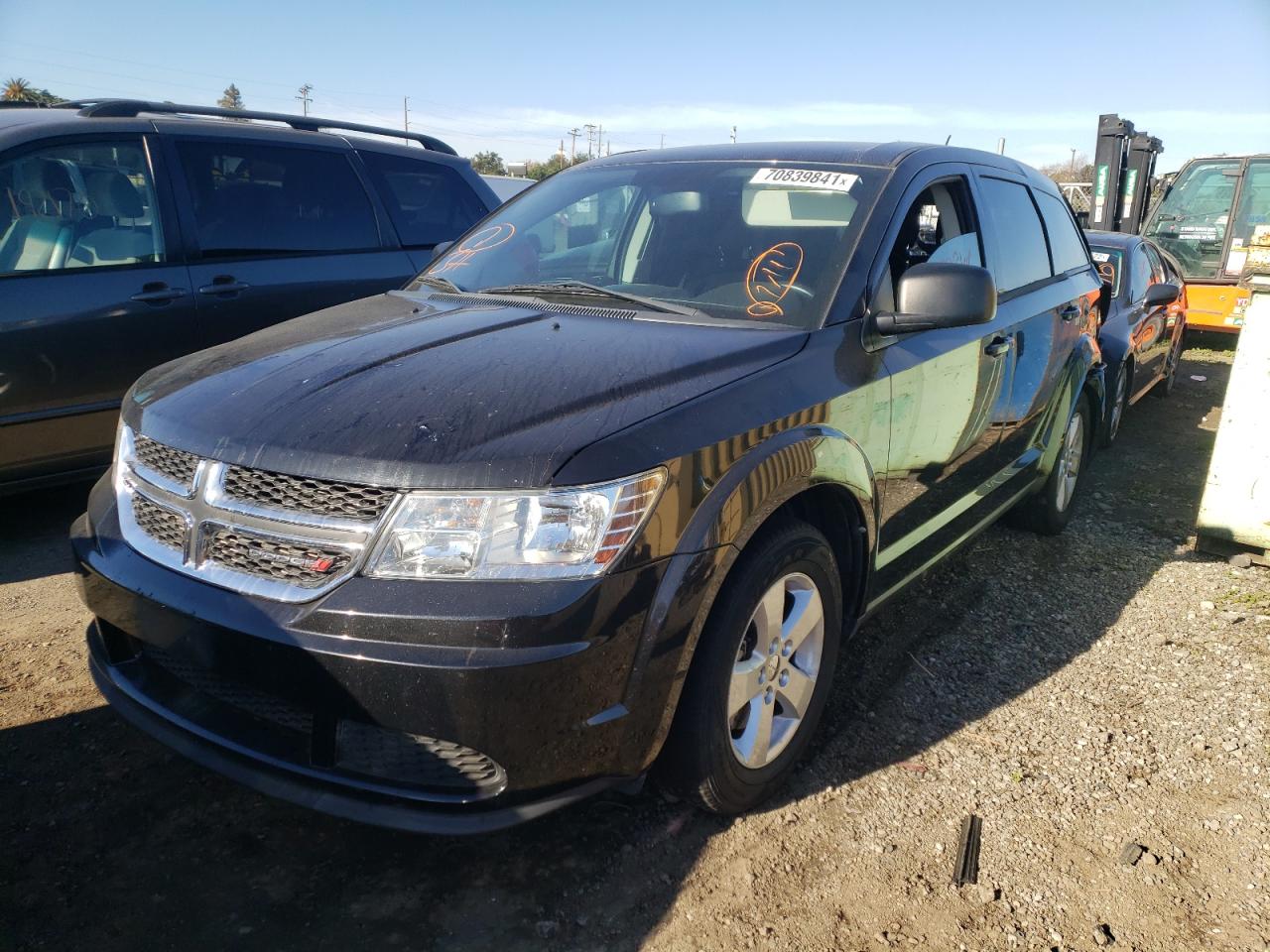 Photo 2 from auction – 2013 DODGE JOURNEY SE with VIN 3C4PDCAB6DT509278