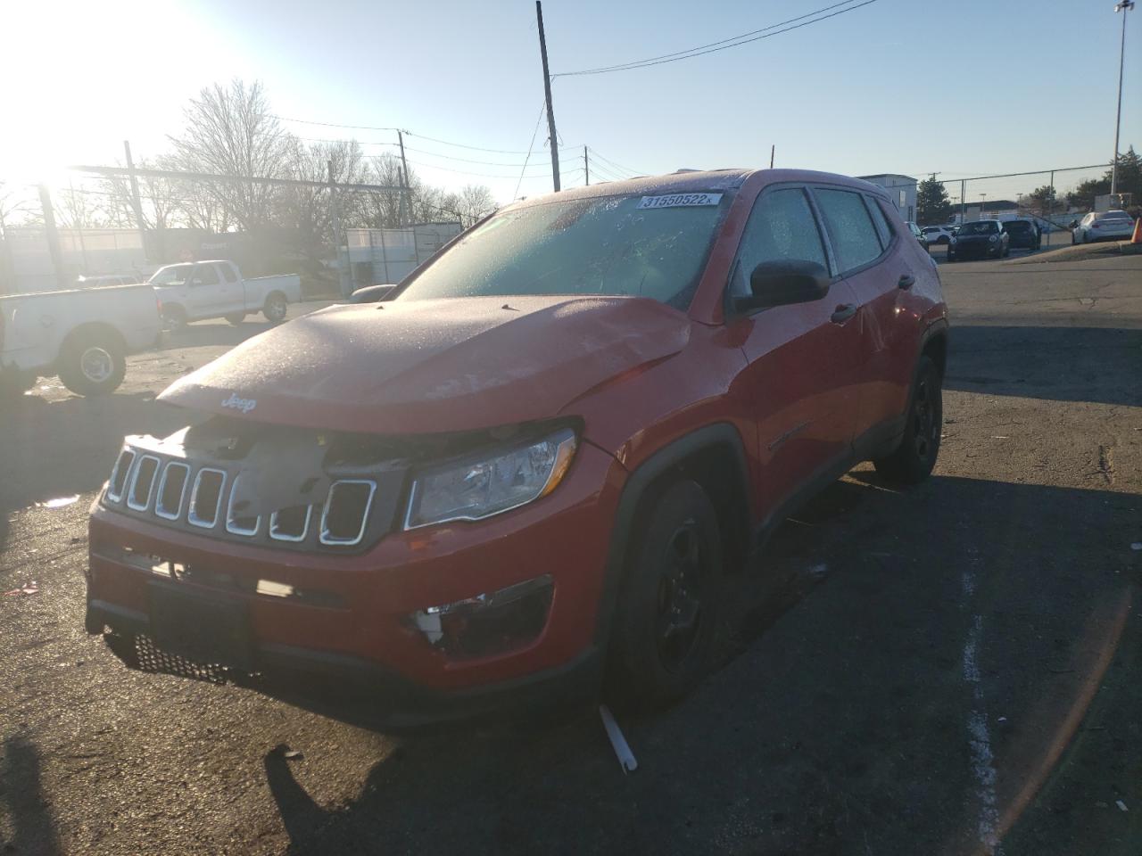 Photo 2 from auction – 2018 JEEP COMPASS SP with VIN 3C4NJCAB9JT411910