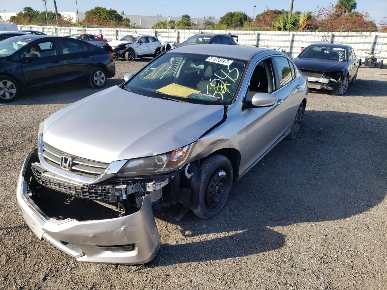 Photo 2 from auction – 2014 HONDA ACCORD LX with VIN 1HGCR2F39EA225245