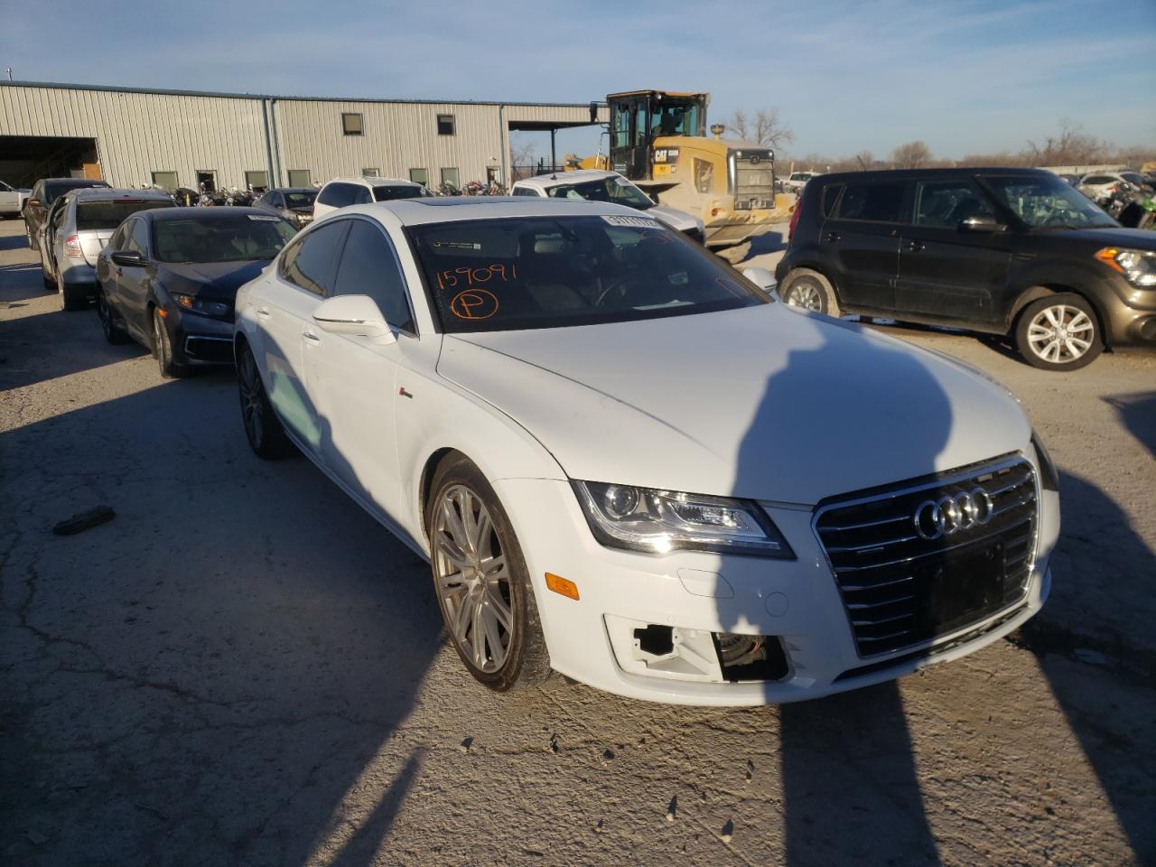 AUDI A7 PREMIUM 2014 with VIN WAUWGAFC4EN159091 - Photo from auction