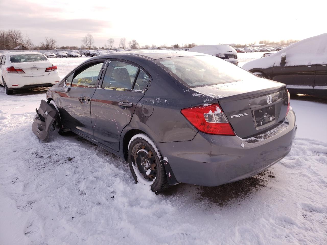 Photo 3 from auction – 2012 HONDA CIVIC LX with VIN 2HGFB2F53CH005293