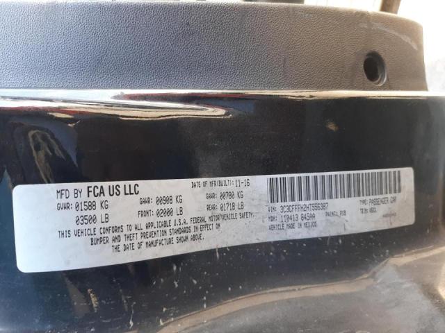 Photo 10 from auction – 2017 FIAT 500 ABARTH with VIN 3C3CFFFH2HT556387