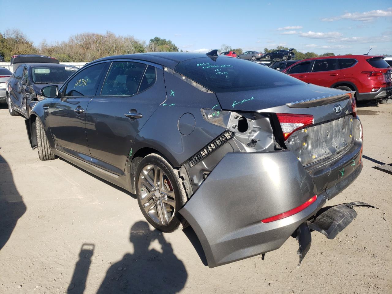Photo 3 from auction – 2013 KIA OPTIMA SX with VIN 5XXGR4A64DG125201