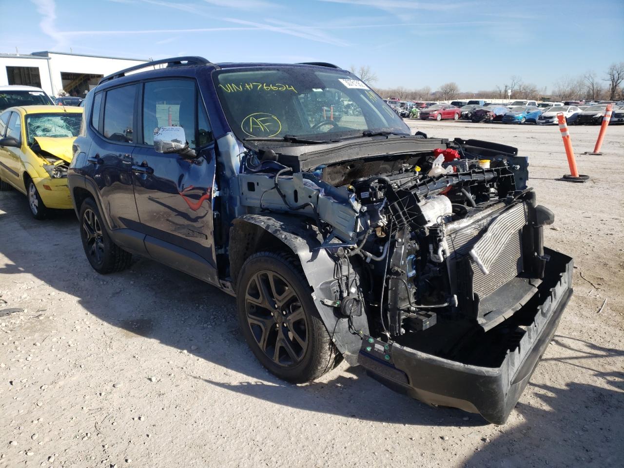JEEP RENEGADE L 2018 with VIN ZACCJBBB3JPH76624 - Photo from auction