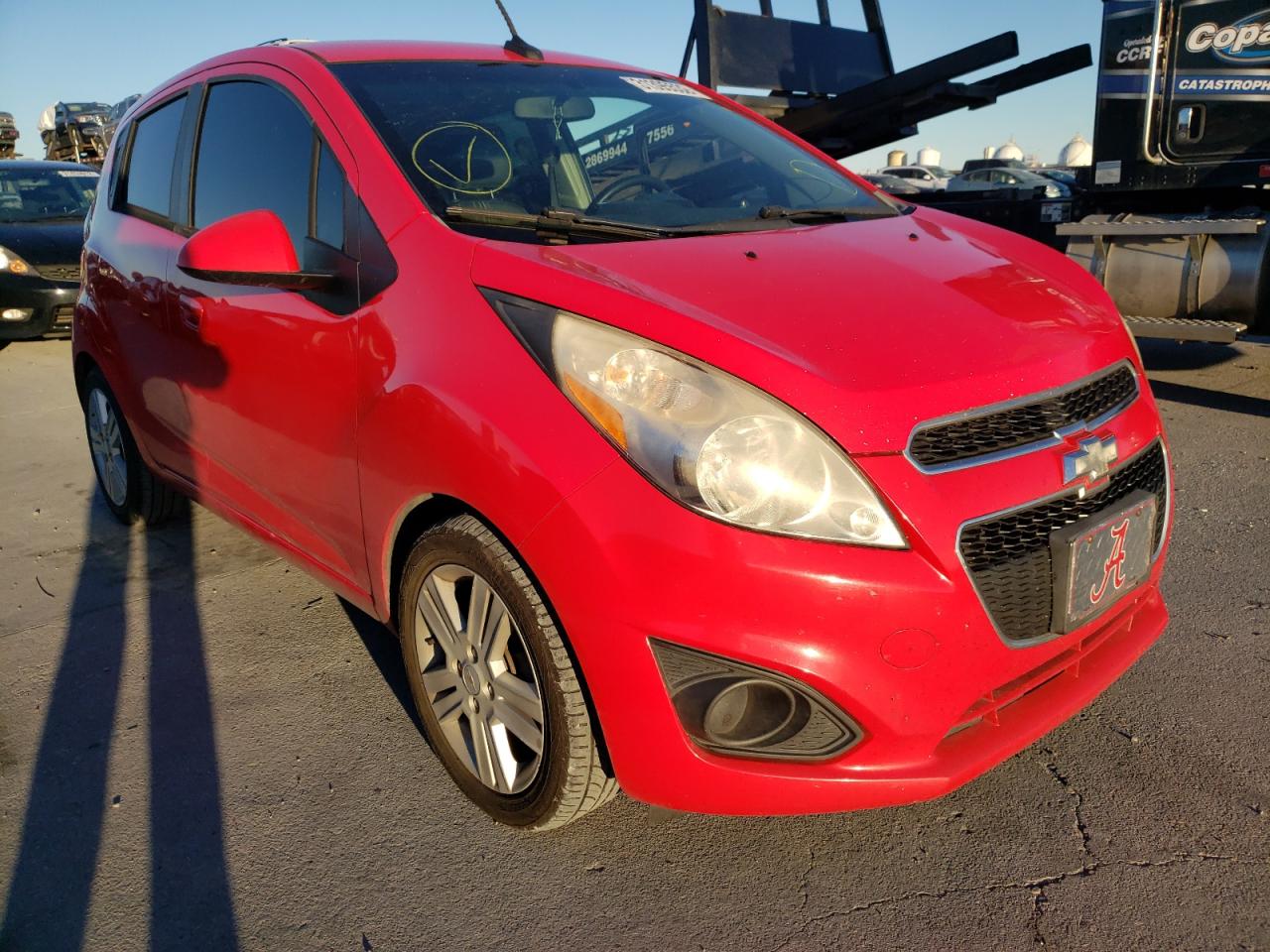 CHEVROLET SPARK LS 2013 with VIN KL8CA6S98DC592348 - Photo from auction