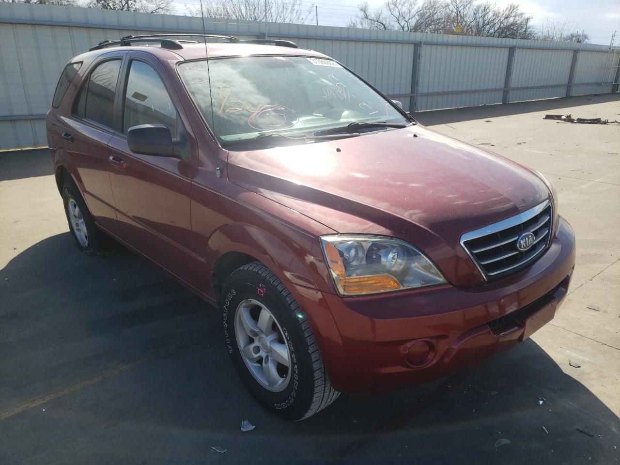 KIA SORENTO 2007 with VIN KNDJC736375694958 - Photo from auction