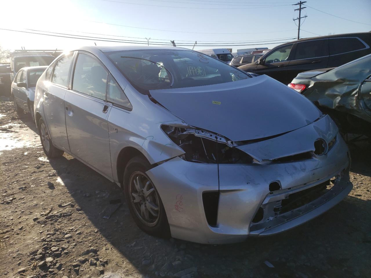 TOYOTA PRIUS PLUG 2013 with VIN JTDKN3DP4D3042596 - Photo from auction
