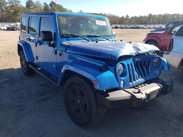 JEEP WRANGLER U 2015 with VIN 1C4BJWDG9FL608915 - Photo from auction