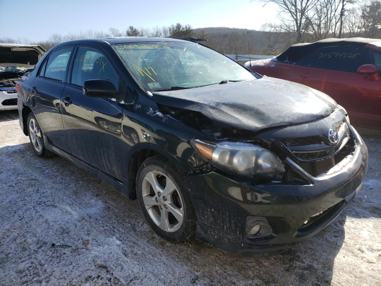 TOYOTA COROLLA BA 2011 with VIN 2T1BU4EE2BC681232 - Photo from auction