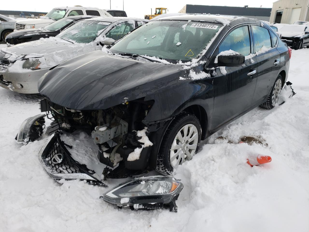 Photo 2 from auction – 2017 NISSAN SENTRA S with VIN 3N1AB7AP3HY406765