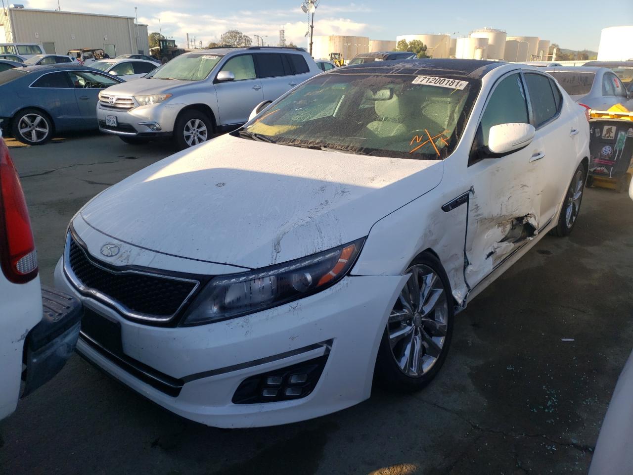 Photo 2 from auction – 2014 KIA OPTIMA SX with VIN 5XXGR4A61EG280435