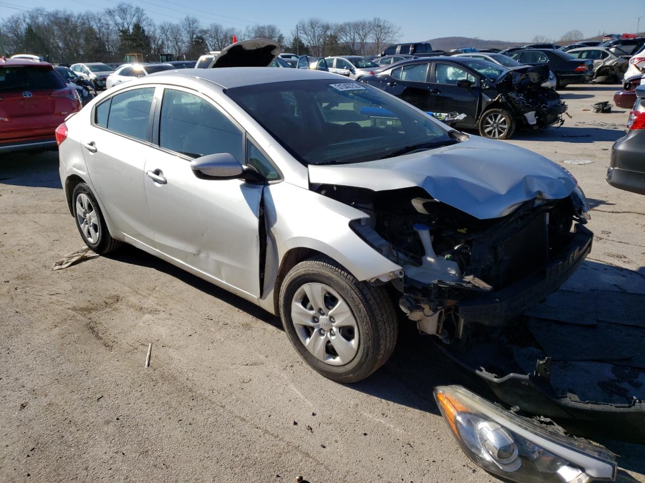 KIA FORTE LX 2014 with VIN KNAFK4A69E5175949 - Photo from auction