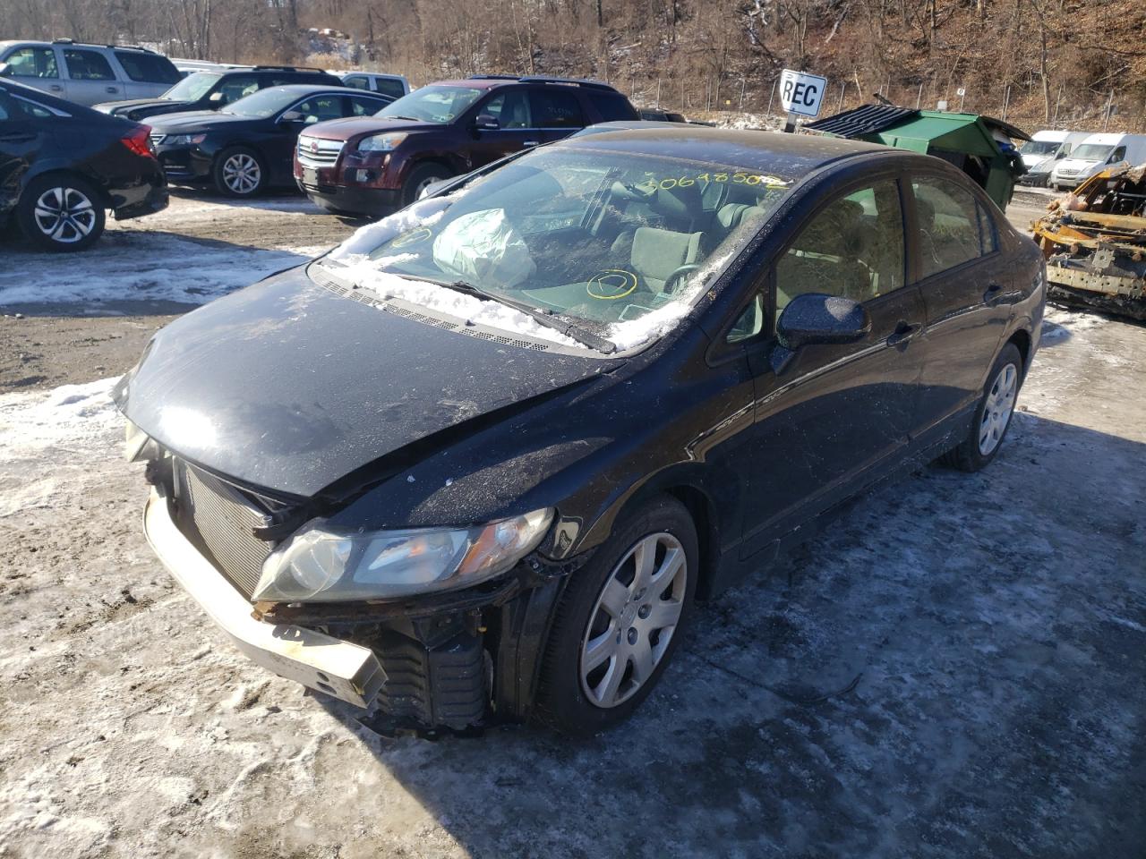 Photo 2 from auction – 2009 HONDA CIVIC with VIN 2HGFA16569H534257