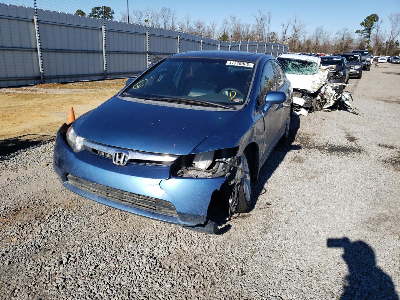Photo 9 from auction – 2007 HONDA CIVIC with VIN 1HGFA16827L089011