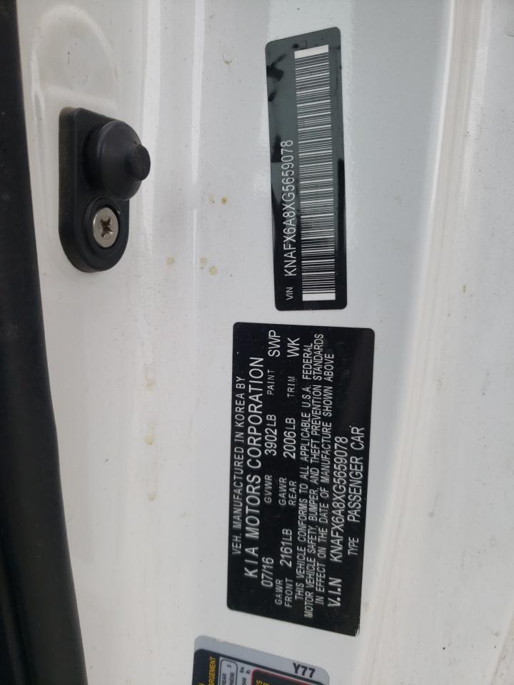 Photo 10 from auction – 2016 KIA FORTE EX with VIN KNAFX6A8XG5659078