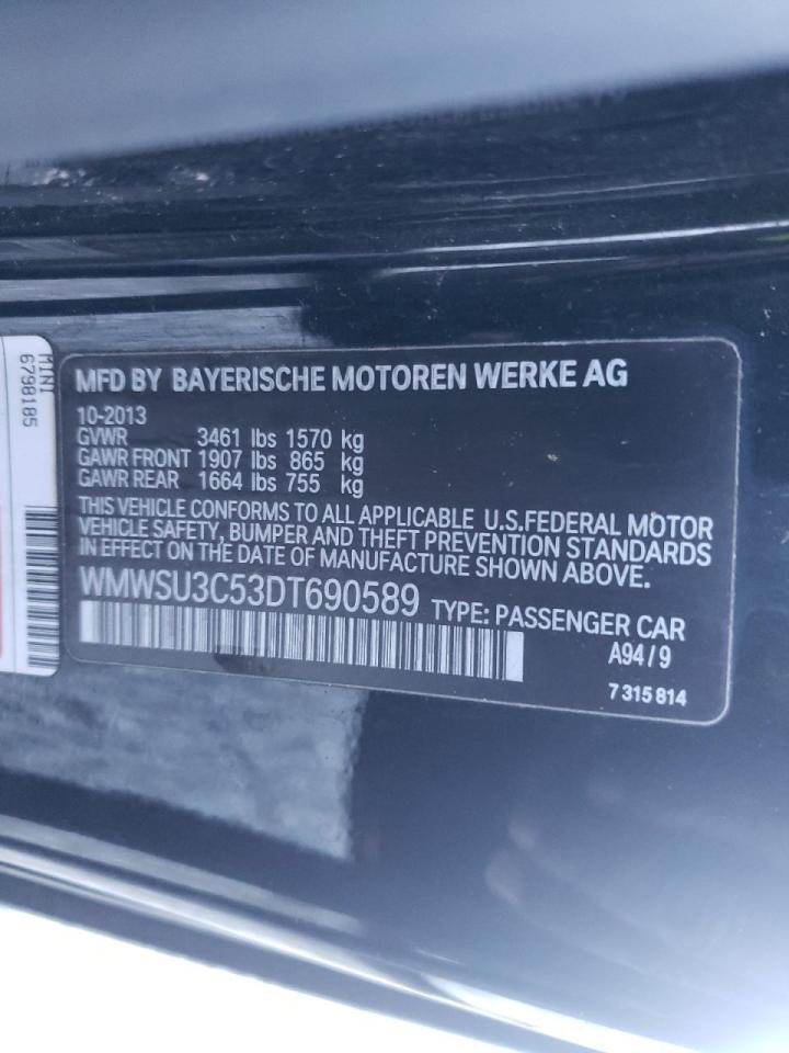 Photo 10 from auction – 2013 MINI COOPER with VIN WMWSU3C53DT690589