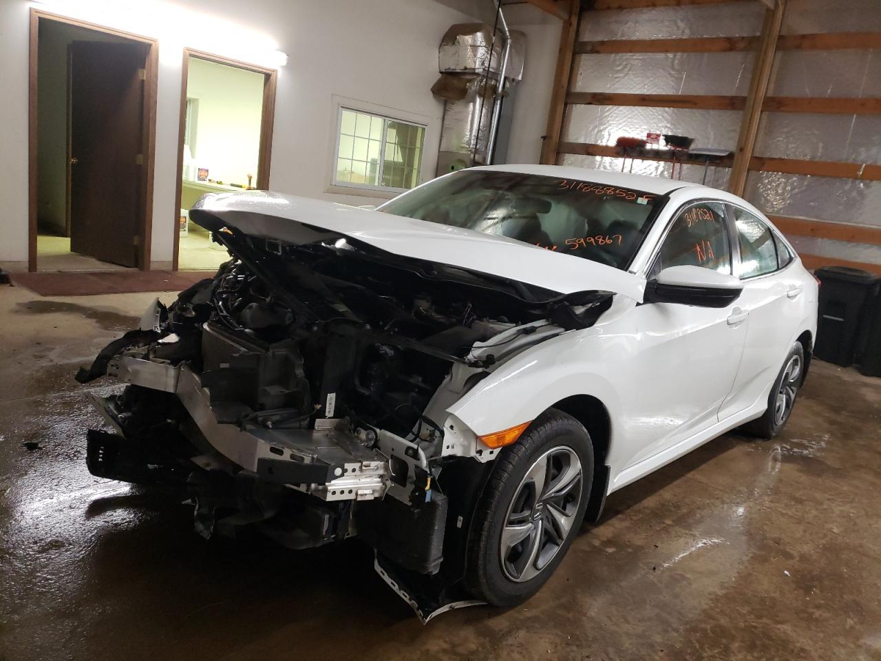 Photo 2 from auction – 2019 HONDA CIVIC LX with VIN 2HGFC2F68KH599867