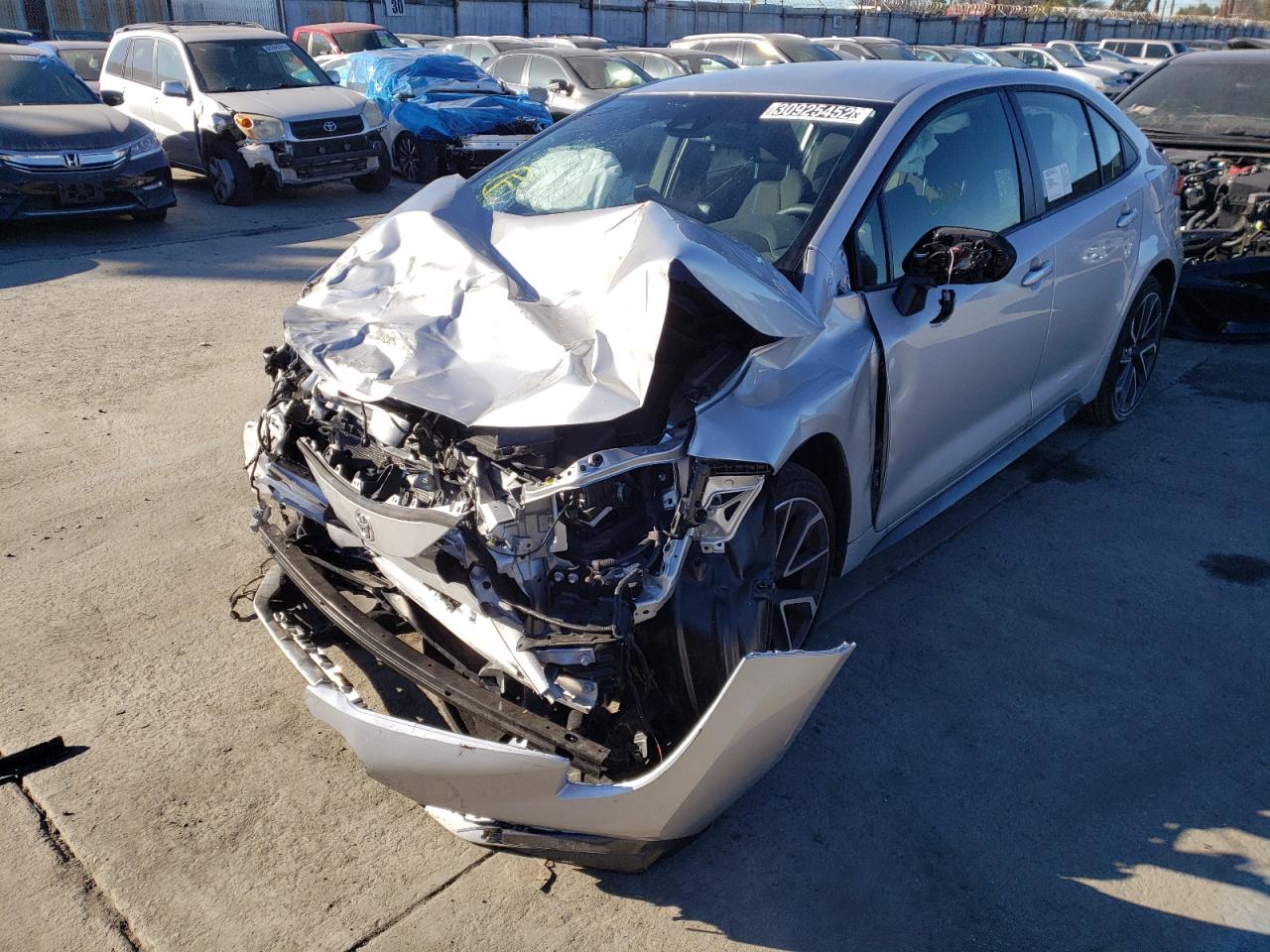 Photo 2 from auction – 2022 TOYOTA COROLLA SE with VIN JTDS4MCE7NJ089255