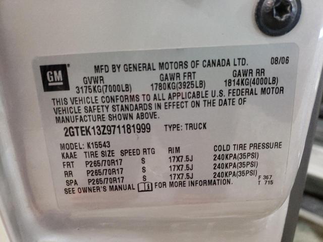 Photo 10 from auction – 2007 GMC NEW SIERRA with VIN 2GTEK13Z971181999