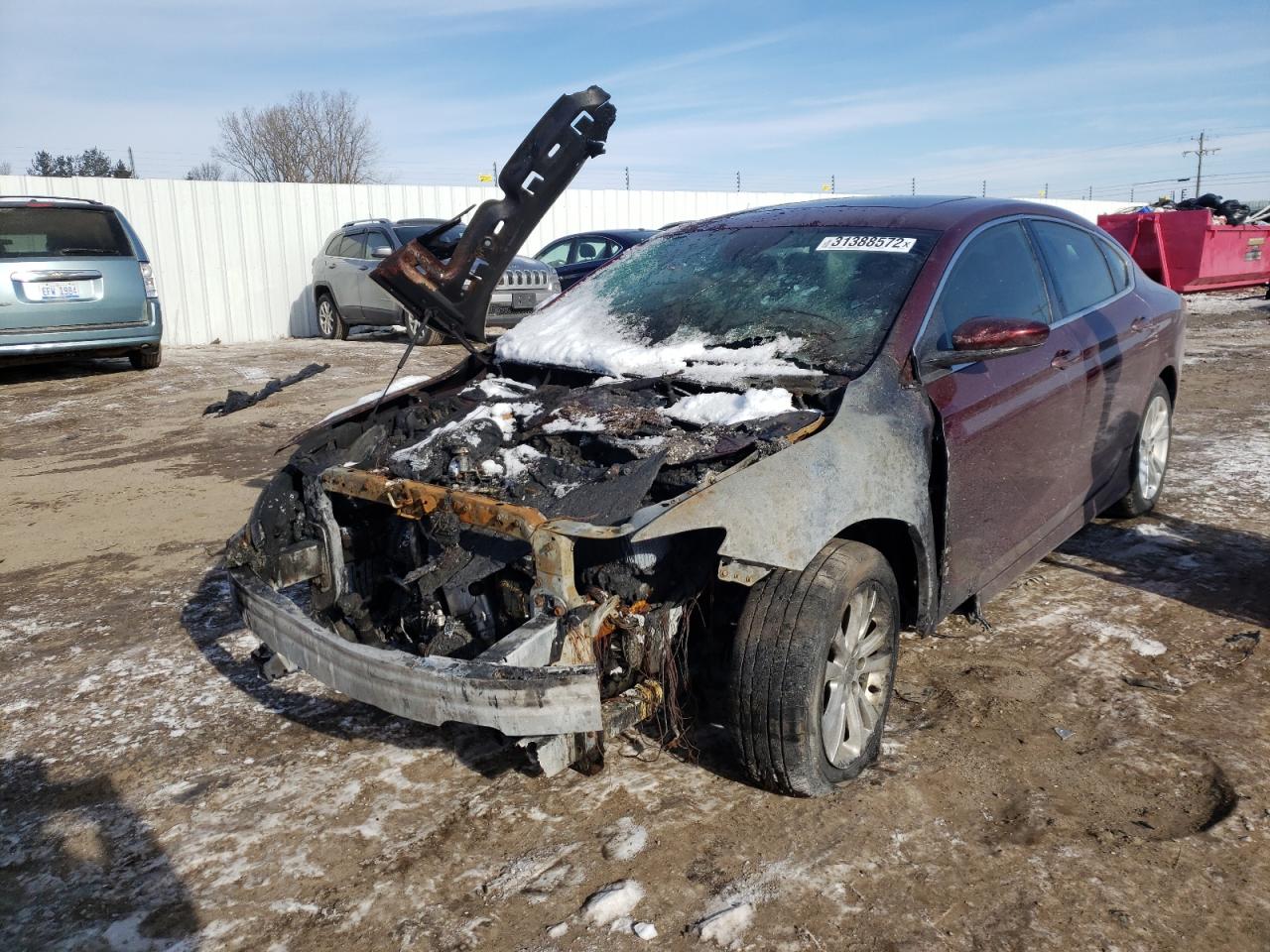Photo 2 from auction – 2016 CHRYSLER 200 LIMITE with VIN 1C3CCCAB8GN120491