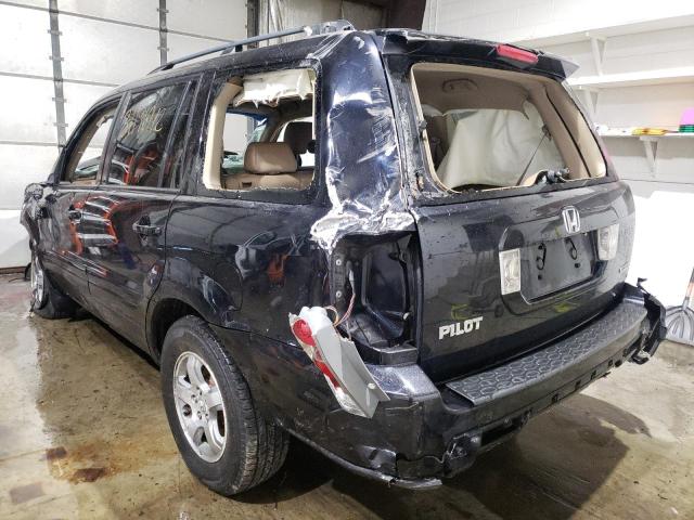 Photo 3 from auction – 2006 HONDA PILOT EX with VIN 5FNYF18516B002616