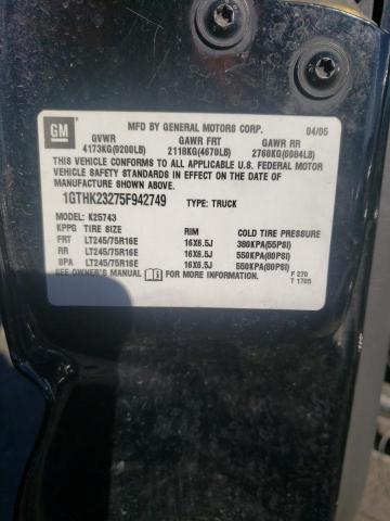 Photo 10 from auction – 2005 GMC SIERRA K25 with VIN 1GTHK23275F942749