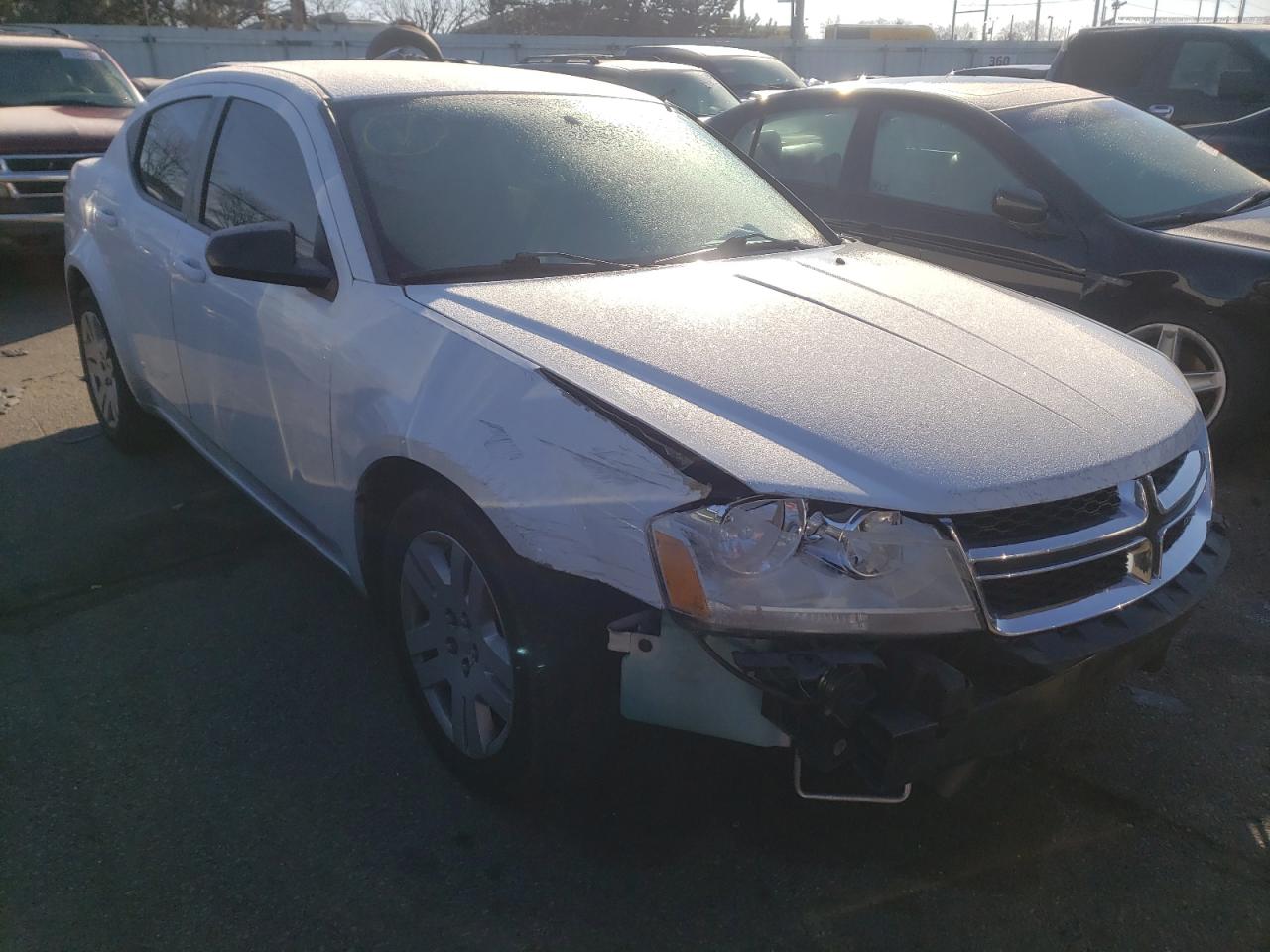 DODGE AVENGER SE 2014 con VIN 1C3CDZAB4EN126494 - Foto de la subasta