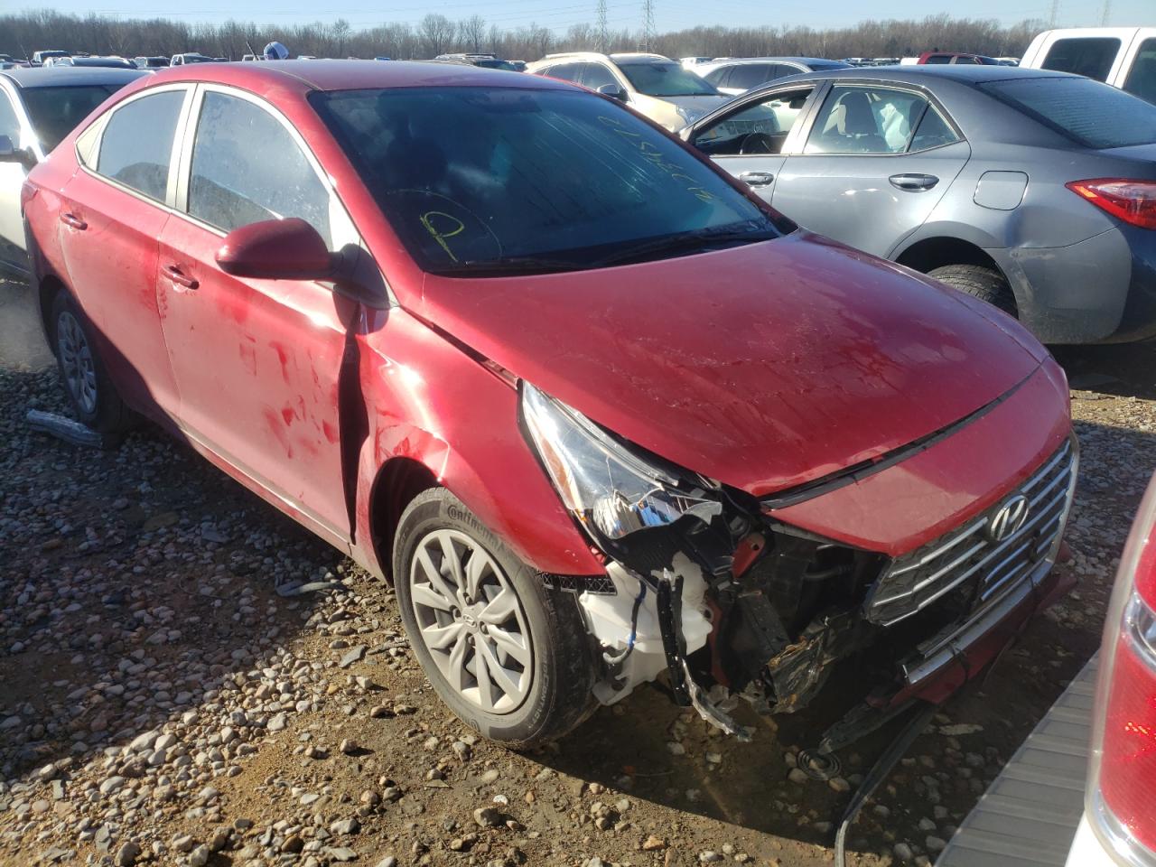 HYUNDAI ACCENT SE 2021 with VIN 3KPC24A67ME136768 - Photo from auction