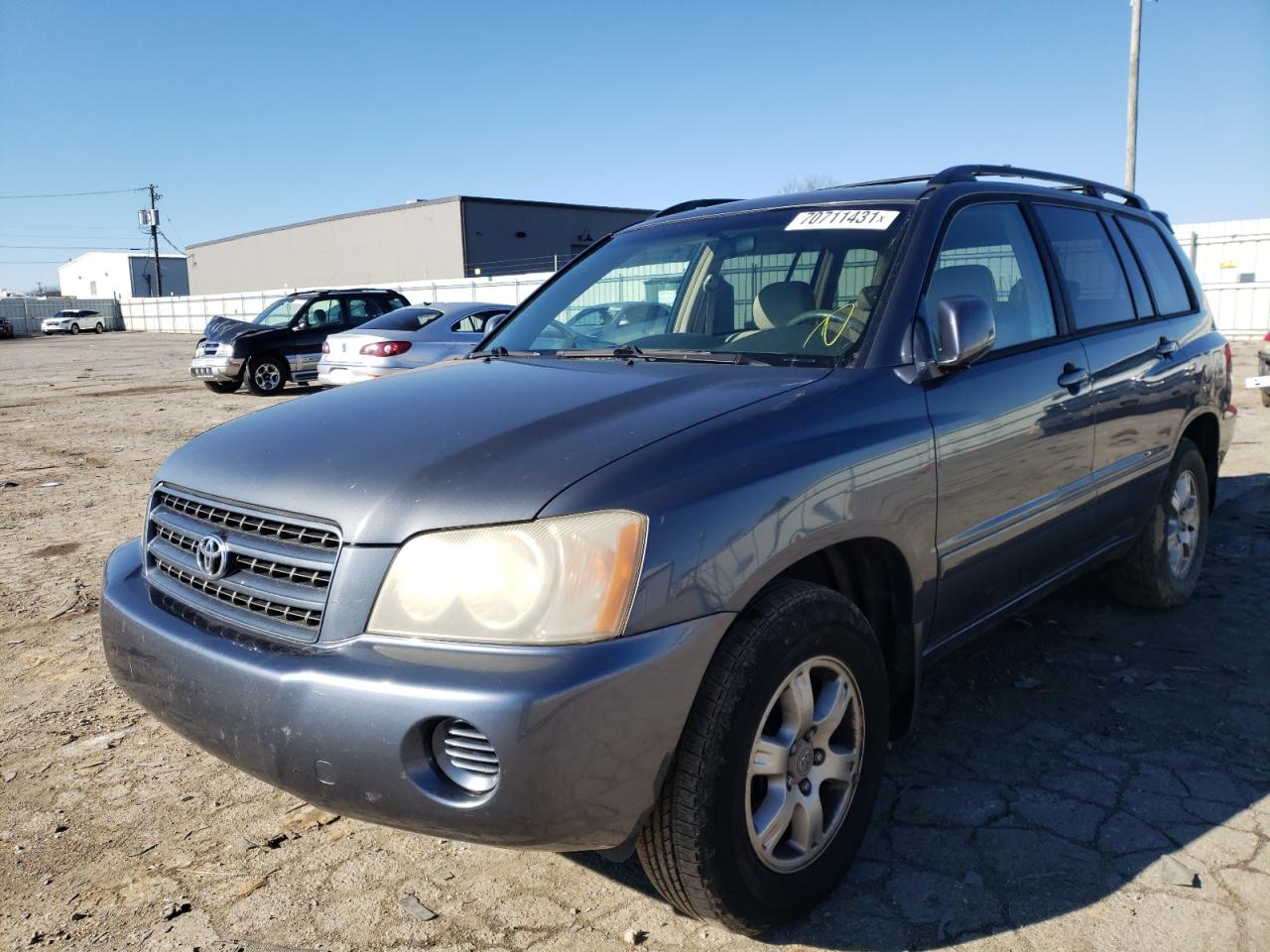 Photo 2 from auction – 2002 TOYOTA HIGHLANDER with VIN JTEGF21AX20044750